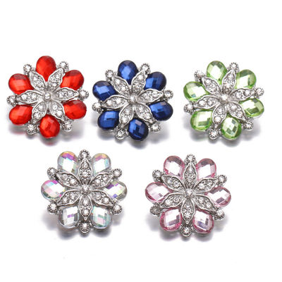 Botones de diamante ecológicos de lujo Botón de joyería para decoraciones de ropa y zapatos Botón de perilla