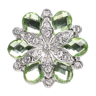 Botones de diamante ecológicos de lujo Botón de joyería para decoraciones de ropa y zapatos Botón de perilla