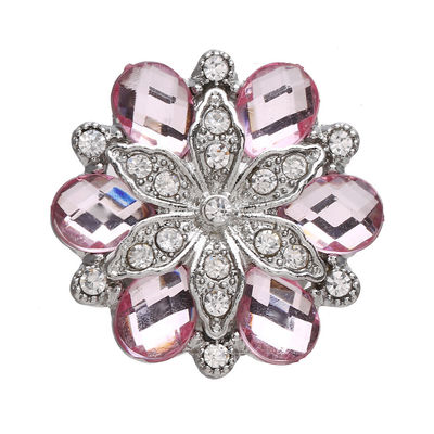 Botones de diamante ecológicos de lujo Botón de joyería para decoraciones de ropa y zapatos Botón de perilla