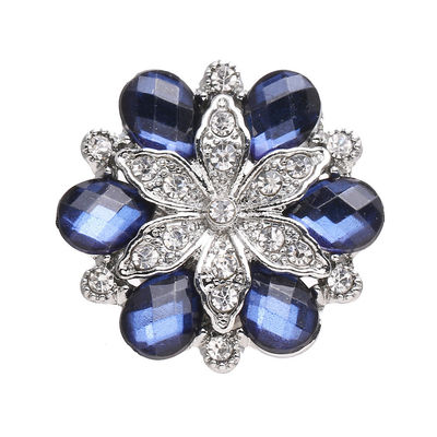 Botones de diamante ecológicos de lujo Botón de joyería para decoraciones de ropa y zapatos Botón de perilla