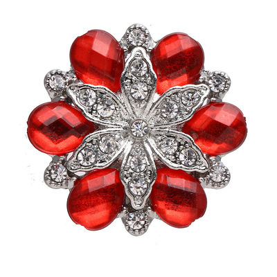 Botones de diamante ecológicos de lujo Botón de joyería para decoraciones de ropa y zapatos Botón de perilla