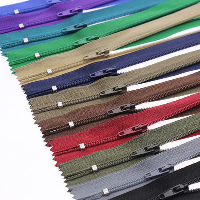 Hot wholesales cremallera Oeko-Tex 100 para bolsa cerrada con cerradura automática 3# cremallera de nylon para pantalones