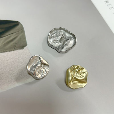 9MM diseñador de plata de oro abrigo de costura Perla de lujo de invierno de piedra rínica botones metálicos para ropa
