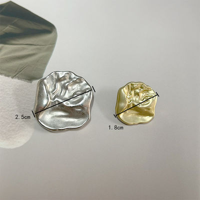9MM diseñador de plata de oro abrigo de costura Perla de lujo de invierno de piedra rínica botones metálicos para ropa