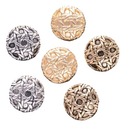 Cúpula de costura de costura retro botones de uniforme de costura de costura de costura de costura botón de metal para ropa